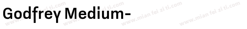 Godfrey Medium字体转换